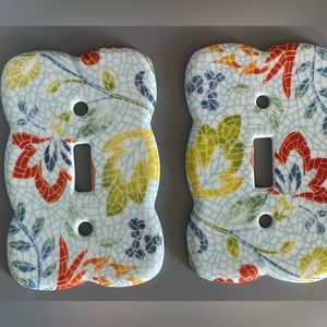 NWOT Anthropologie Light Switch Covers - Set of 2